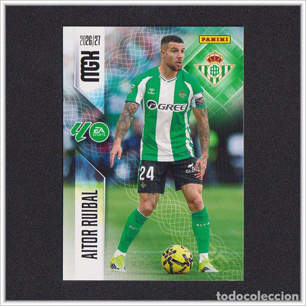 Cromos de f&uacute;tbol: MEGACRACKS 2026 2027 26 27 PANINI AITOR RUIBAL 94 BETIS COLECCI&Oacute;N ALBUM LIGA F&Uacute;TBOL MGK