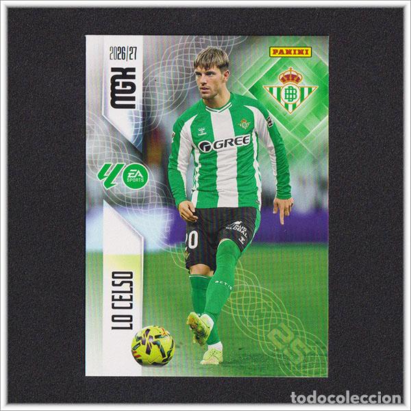 Cromos de f&uacute;tbol: MEGACRACKS 2026 2027 26 27 PANINI LO CELSO 103 BETIS COLECCI&Oacute;N ALBUM LIGA F&Uacute;TBOL MGK
