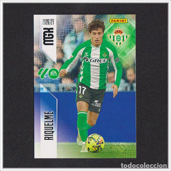 Cromos de f&uacute;tbol: MEGACRACKS 2026 2027 26 27 PANINI RIQUELME 105 BETIS COLECCI&Oacute;N ALBUM LIGA F&Uacute;TBOL MGK