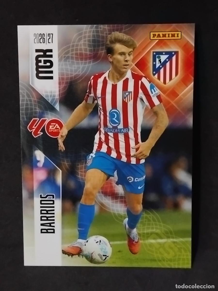 Cromos de f&uacute;tbol: BARRIOS 65 - Atl&eacute;tico Madrid #65 - LALIGA PANINI MGK MEGACRACKS 2026-27 2026 2027 Mega cracks