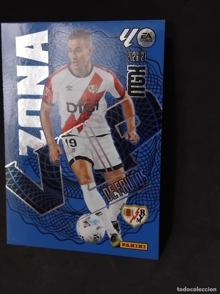 Cromos de f&uacute;tbol: DE FRUTOS ZONA VIP 392 - RAYO VALLECANO #392 - LALIGA PANINI MGK MEGACRACKS 2026-27 LIGA 2026 2027