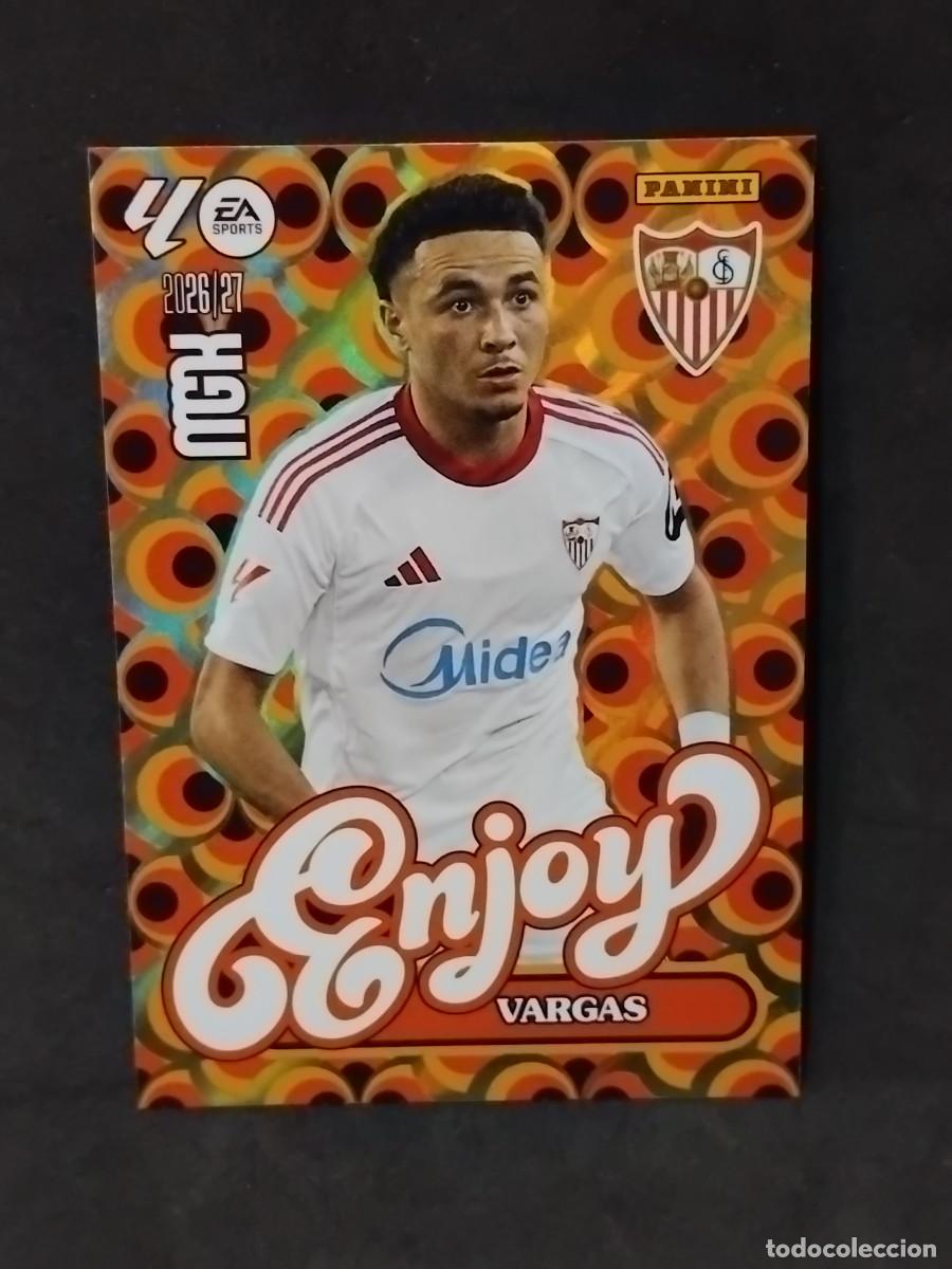 Cromos de f&uacute;tbol: VARGAS ENJOY 387 - SEVILLA #387 - LALIGA PANINI MGK MEGACRACKS 2026-27 2026 2027 Mega cracks
