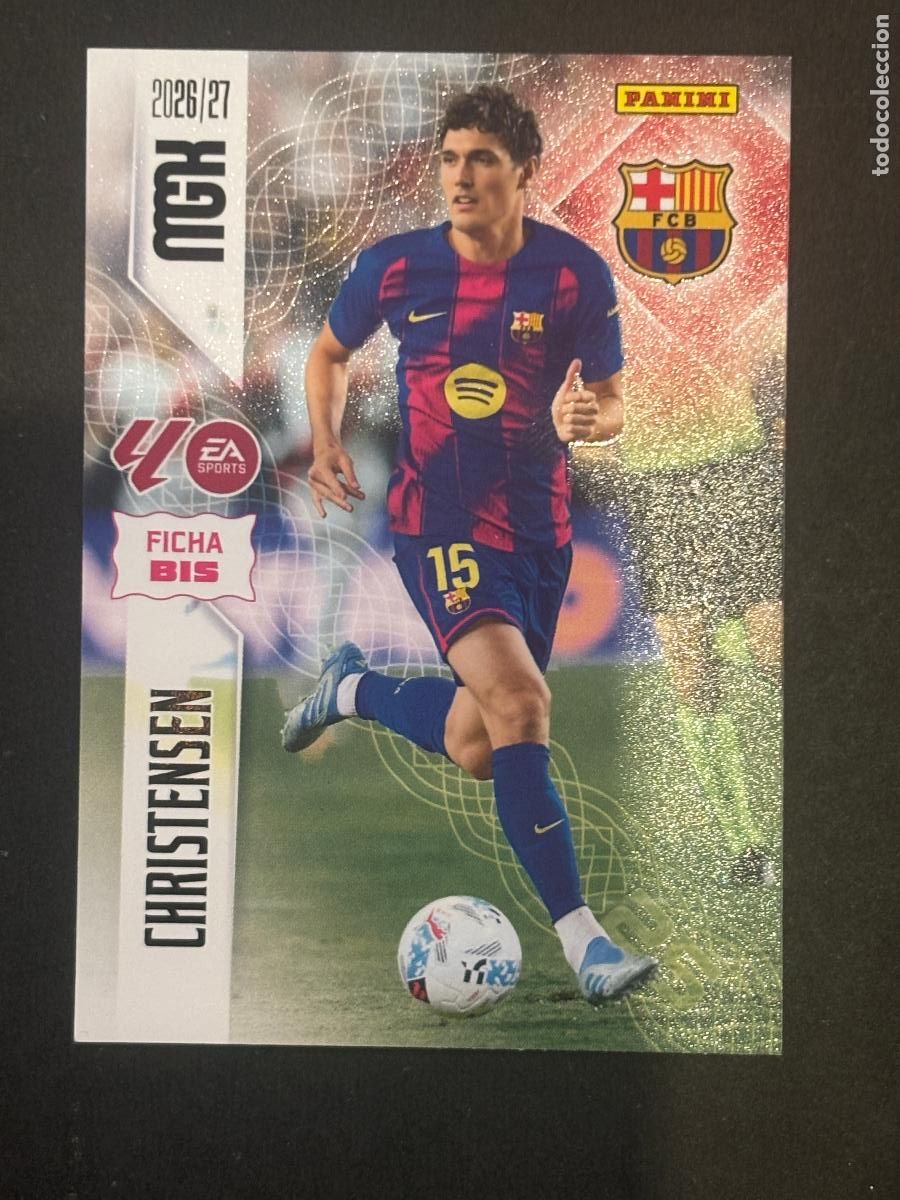 Cromos de f&uacute;tbol: 80BIS CHRISTENSEN BARCELONA 2&ordf; EDICI&Oacute;N MEGACRACKS MGK 26-27 2026-2027 PANINI LIGA