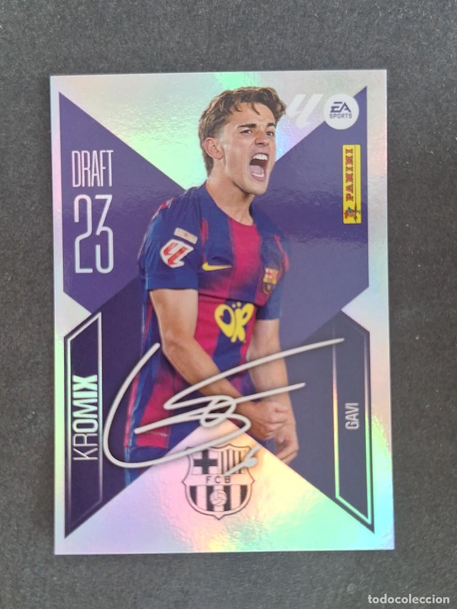 Cromos de f&uacute;tbol: L2 GAVI F. C. BARCELONA DRAFT 23 KROMIX LIGA ESTE 2026 2027 26 27 NUNCA PEGADO SIN PEGAR