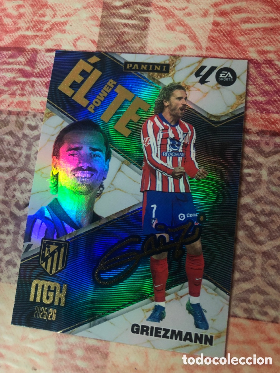 Cromos de f&uacute;tbol: P6 GRIEZMANN ATLETICO DE MADRID ELITE POWER FICHAS ALBUM MEGACRACKS 2025 2026 MGK 25 26