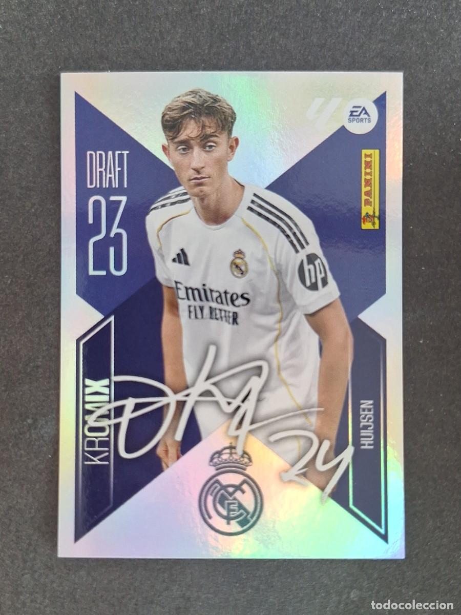 Figurine di Calcio: L2 HUIJSEN REAL MADRID DRAFT 23 KROMIX LIGA ESTE 2026 2027 26 27 NUNCA PEGADO SIN PEGAR