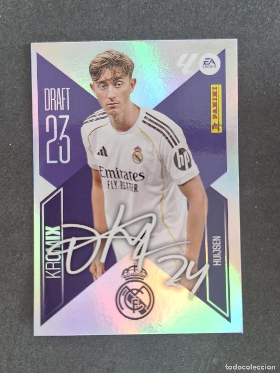 Figurine di Calcio: L2 HUIJSEN REAL MADRID DRAFT 23 KROMIX LIGA ESTE 2026 2027 26 27 NUNCA PEGADO SIN PEGAR
