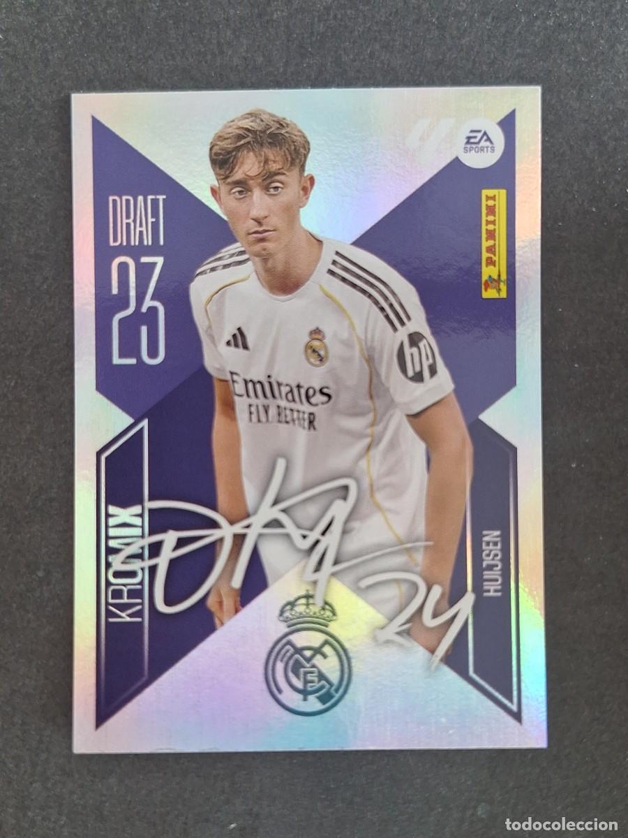 Figurine di Calcio: L2 HUIJSEN REAL MADRID DRAFT 23 KROMIX LIGA ESTE 2026 2027 26 27 NUNCA PEGADO SIN PEGAR