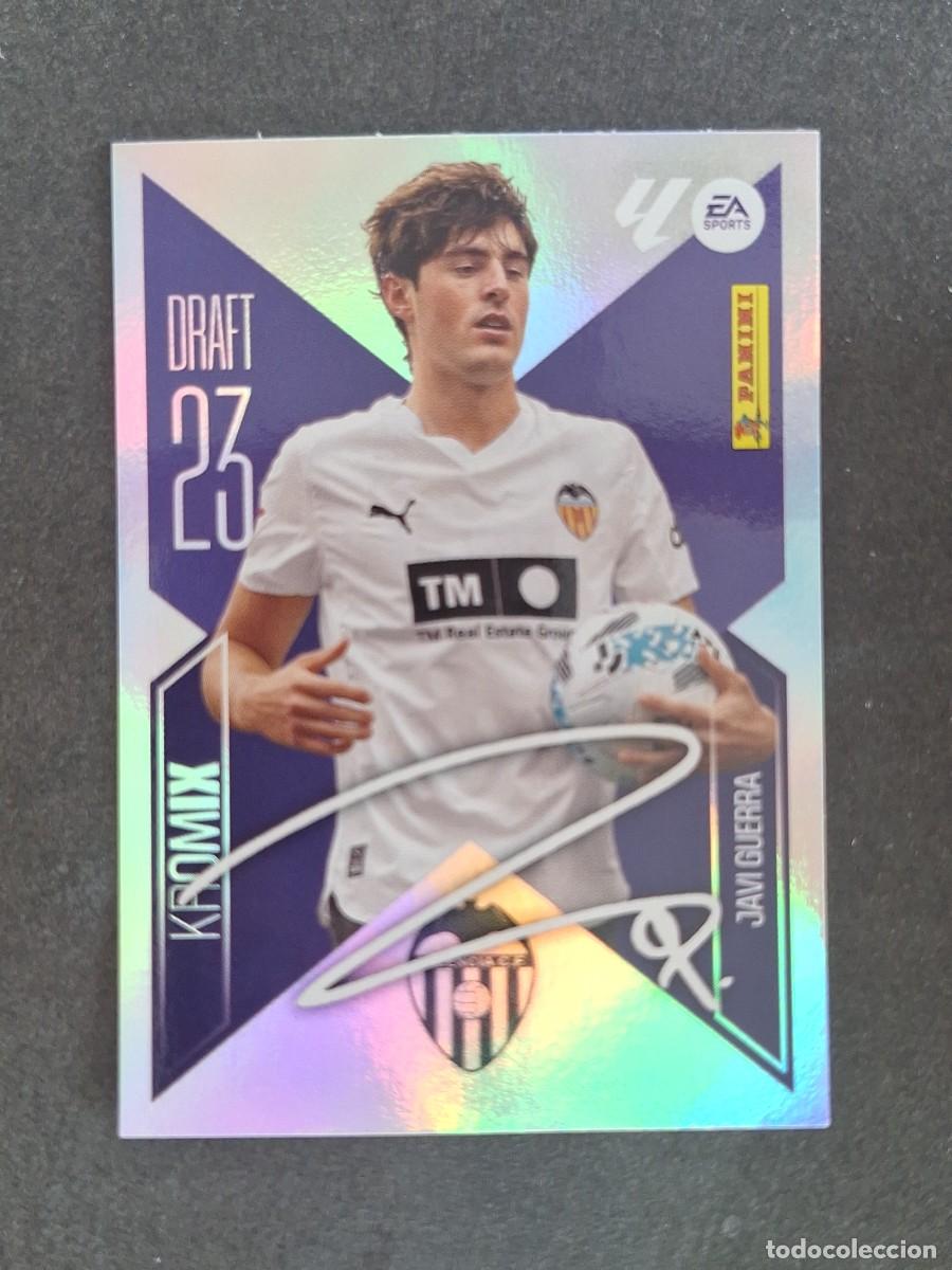 Figurine di Calcio: L2 JAVI GUERRA VALENCIA C. F. DRAFT 23 KROMIX LIGA ESTE 2026 2027 26 27 NUNCA PEGADO SIN PEGAR