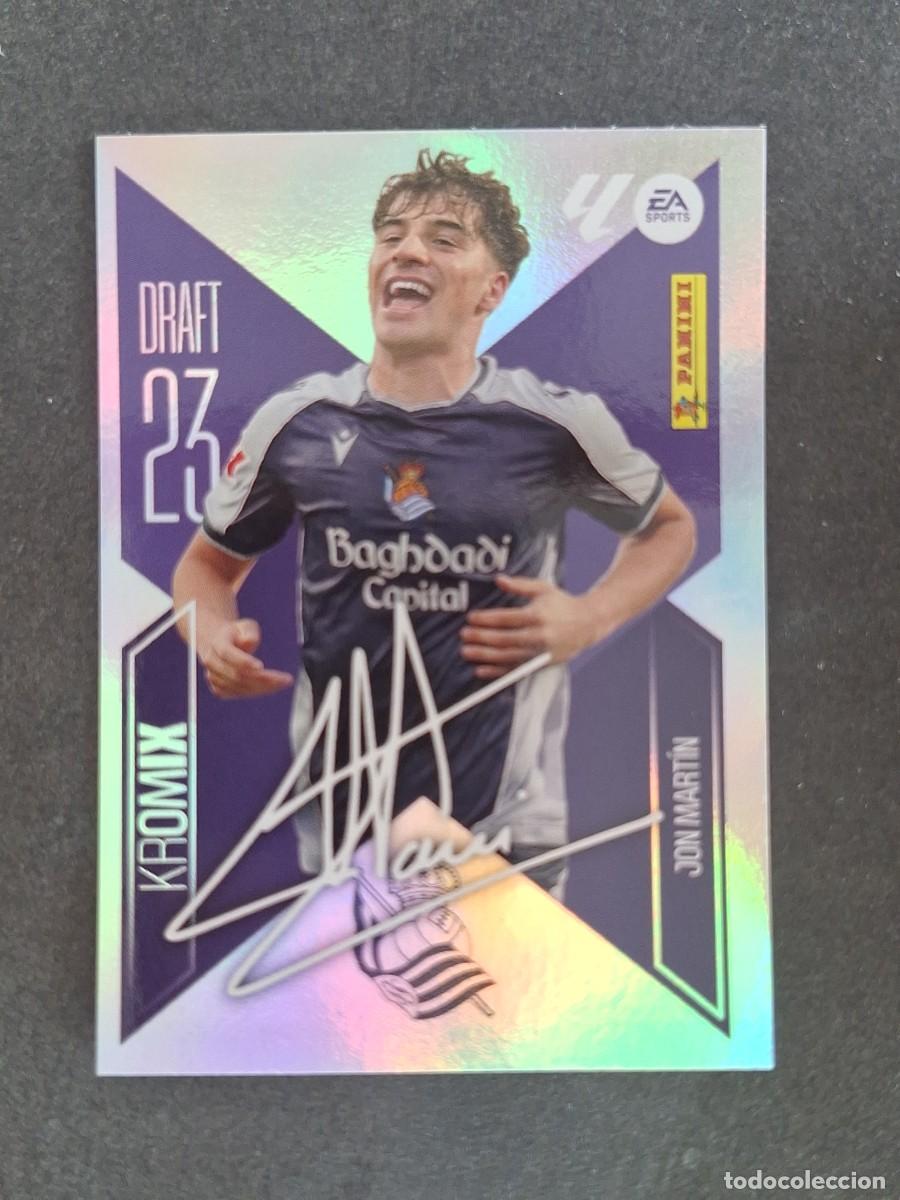 Figurine di Calcio: L2 JON MARTIN REAL SOCIEDAD DRAFT 23 KROMIX LIGA ESTE 2026 2027 26 27 NUNCA PEGADO SIN PEGAR