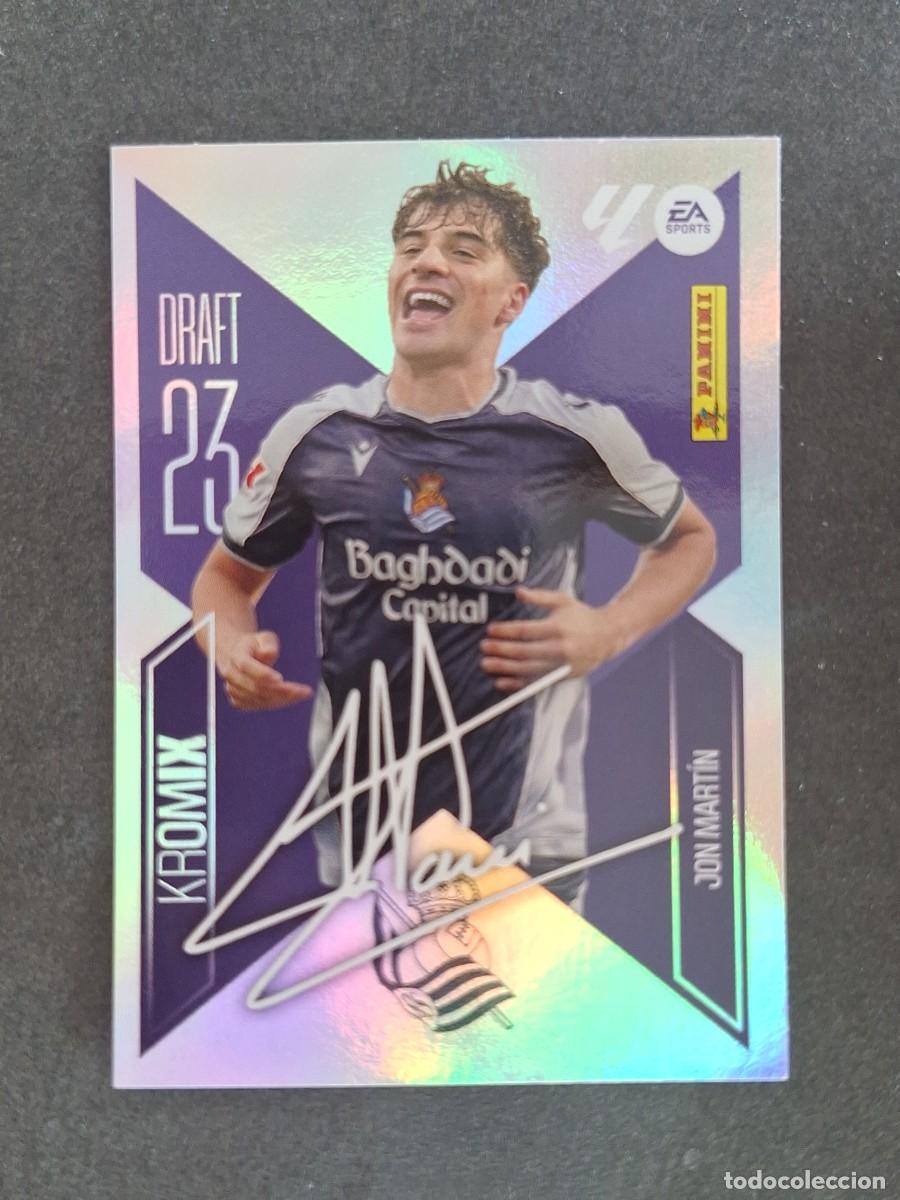 Figurine di Calcio: L2 JON MARTIN REAL SOCIEDAD DRAFT 23 KROMIX LIGA ESTE 2026 2027 26 27 NUNCA PEGADO SIN PEGAR