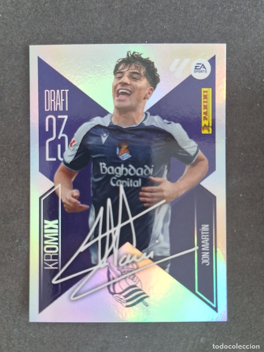 Figurine di Calcio: L2 JON MARTIN REAL SOCIEDAD DRAFT 23 KROMIX LIGA ESTE 2026 2027 26 27 NUNCA PEGADO SIN PEGAR