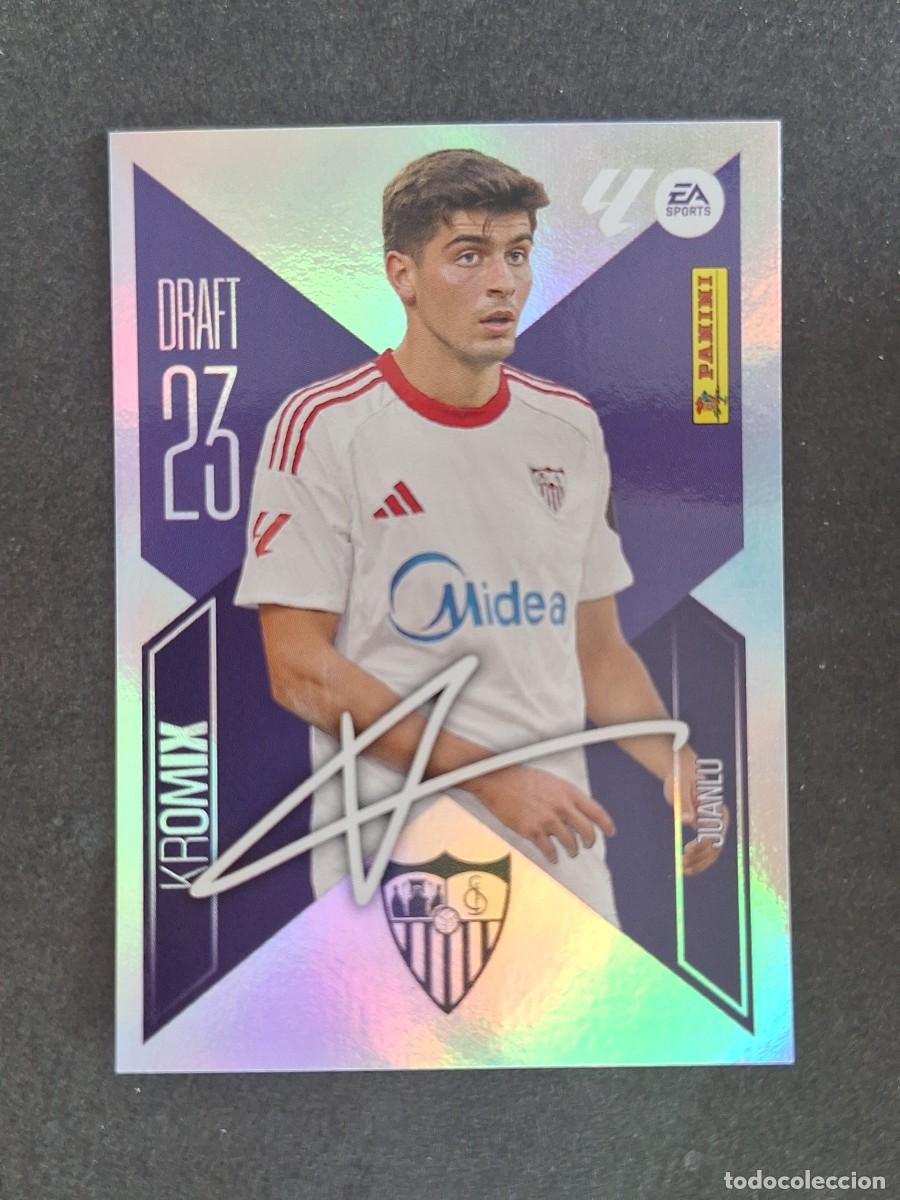 Figurine di Calcio: L2 JUANLU SEVILLA F. C. DRAFT 23 KROMIX LIGA ESTE 2026 2027 26 27 NUNCA PEGADO SIN PEGAR