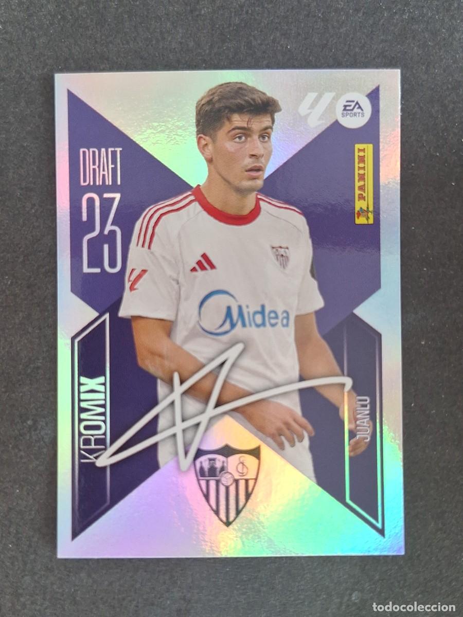 Figurine di Calcio: L2 JUANLU SEVILLA F. C. DRAFT 23 KROMIX LIGA ESTE 2026 2027 26 27 NUNCA PEGADO SIN PEGAR