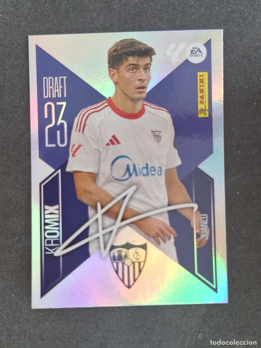 Figurine di Calcio: L2 JUANLU SEVILLA F. C. DRAFT 23 KROMIX LIGA ESTE 2026 2027 26 27 NUNCA PEGADO SIN PEGAR