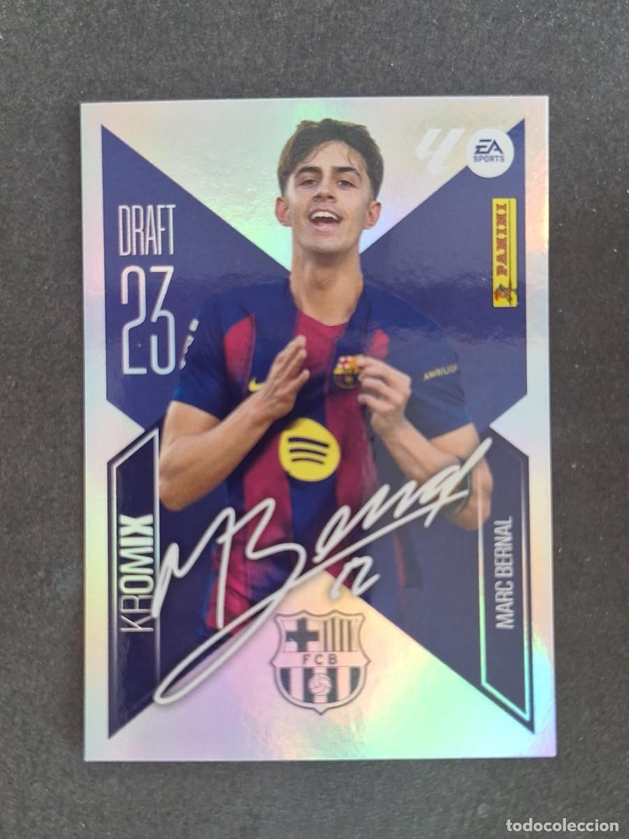 Fu&szlig;ball-Sticker: L2 MARC BERNAL F. C. BARCELONA DRAFT 23 KROMIX LIGA ESTE 2026 2027 26 27 NUNCA PEGADO SIN PEGAR