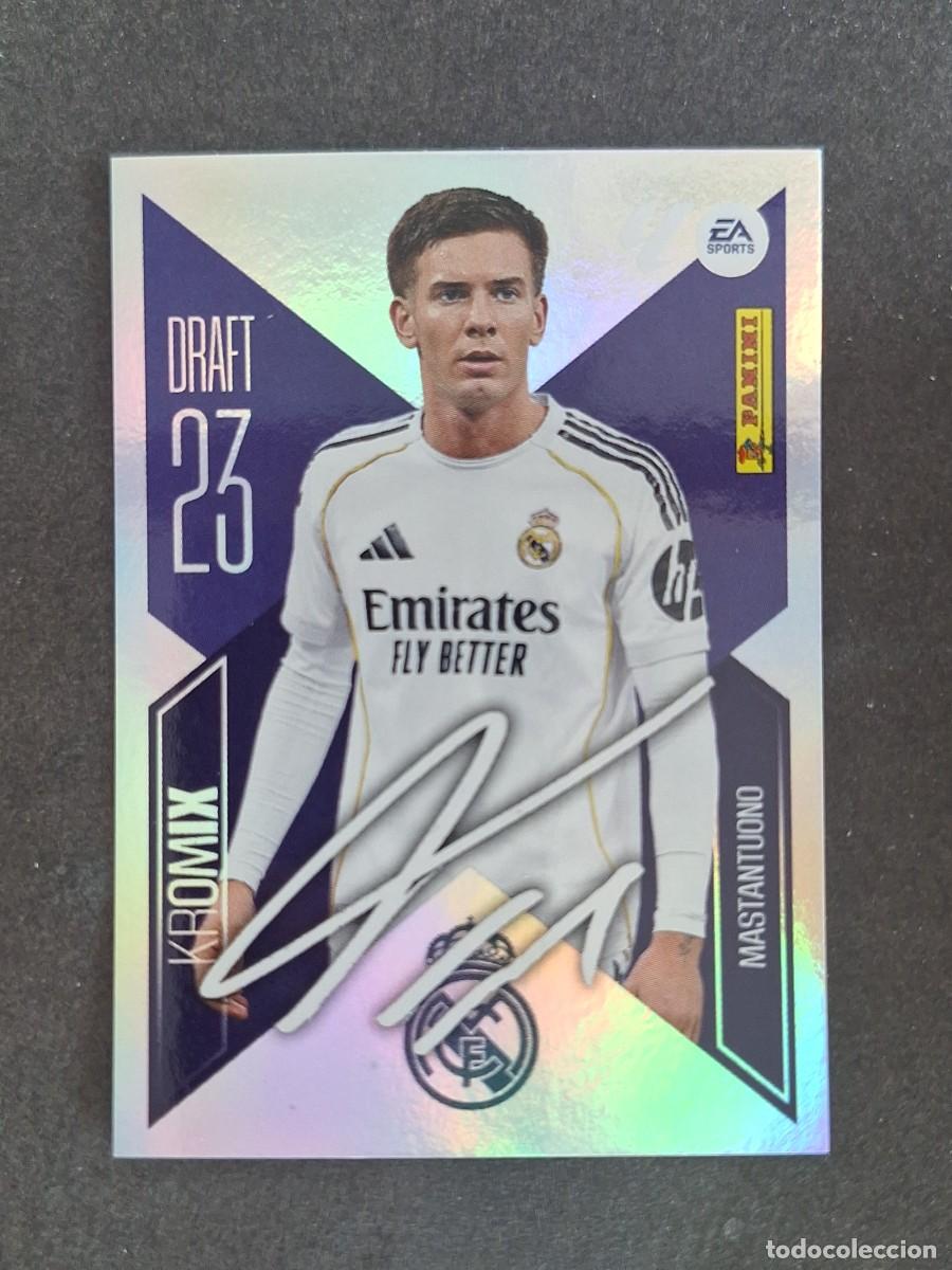 Fu&szlig;ball-Sticker: L2 MASTANTUONO REAL MADRID DRAFT 23 KROMIX LIGA ESTE 2026 2027 26 27 NUNCA PEGADO SIN PEGAR