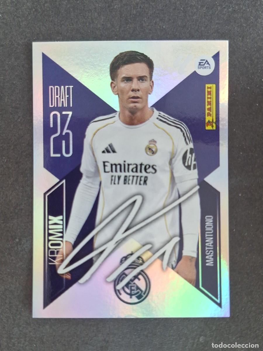 Fu&szlig;ball-Sticker: L2 MASTANTUONO REAL MADRID DRAFT 23 KROMIX LIGA ESTE 2026 2027 26 27 NUNCA PEGADO SIN PEGAR