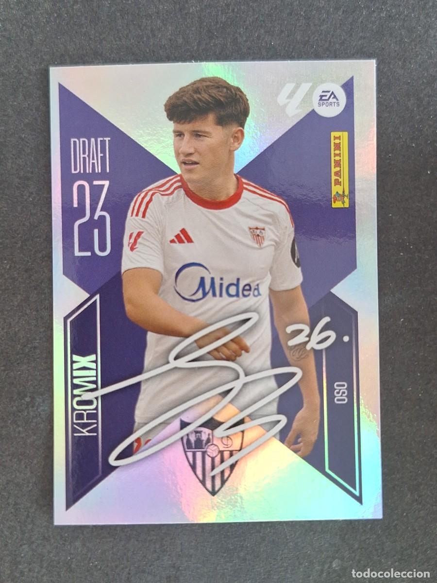 Fu&szlig;ball-Sticker: L2 OSO SEVILLA F. C. DRAFT 23 KROMIX LIGA ESTE 2026 2027 26 27 NUNCA PEGADO SIN PEGAR