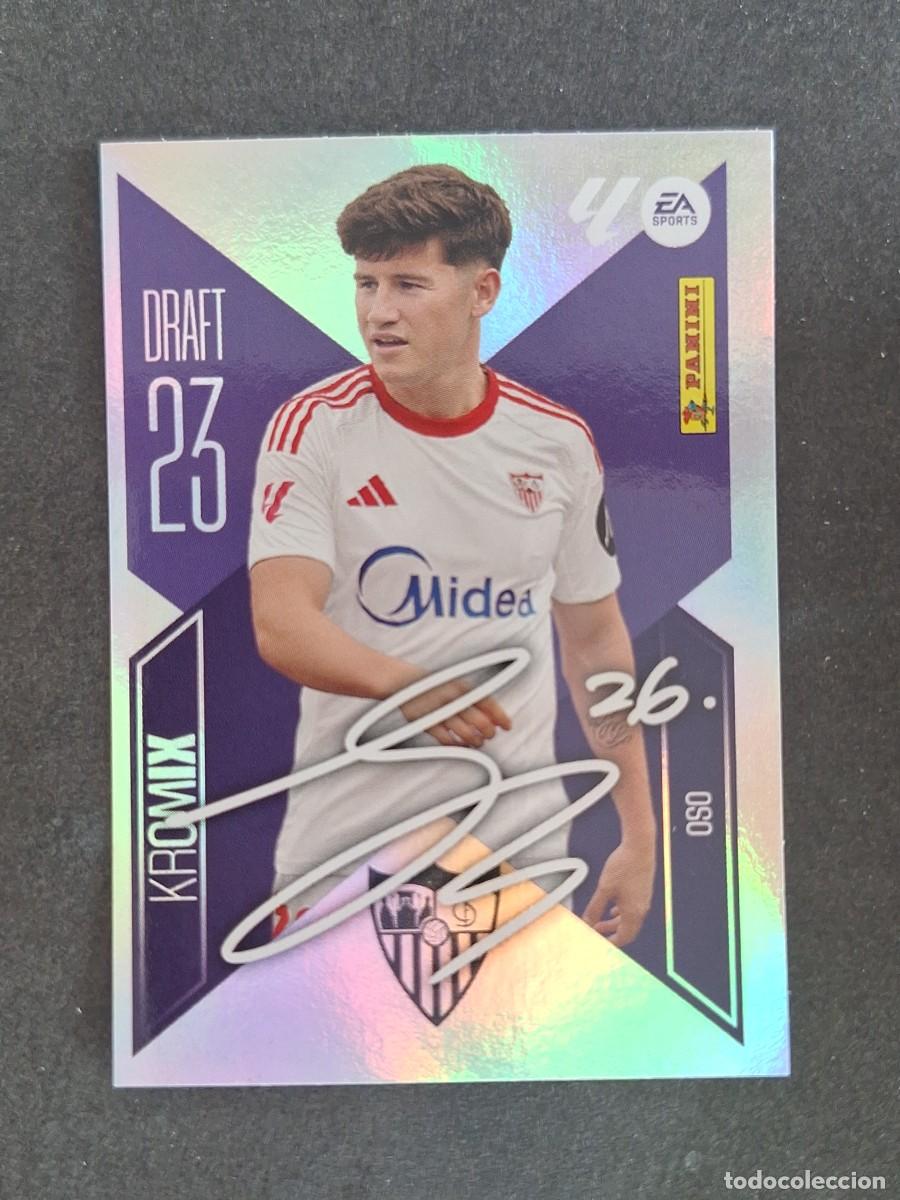 Fu&szlig;ball-Sticker: L2 OSO SEVILLA F. C. DRAFT 23 KROMIX LIGA ESTE 2026 2027 26 27 NUNCA PEGADO SIN PEGAR