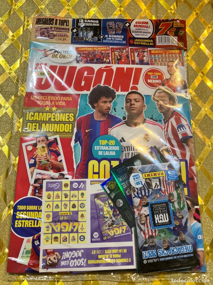 Fu&szlig;ball-Sticker: REVISTA JUGON 234 SIN ABRIR CONMEMORATIVOS LIGA ESTE 2026 2027 PANINI !