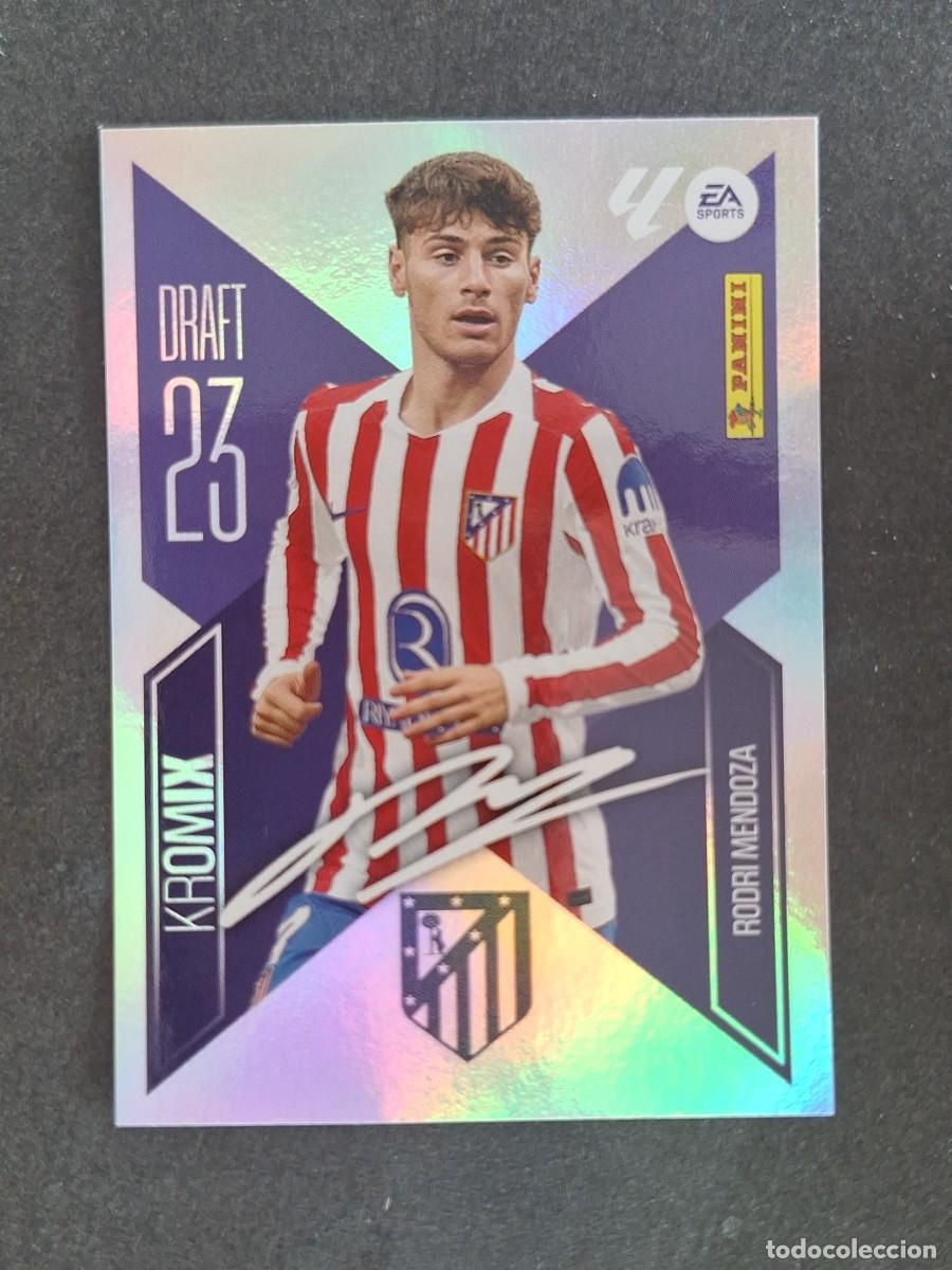 Cromos de f&uacute;tbol: L2 RODRI MENDOZA ATLETICO DE MADRID DRAFT 23 KROMIX LIGA ESTE 2026 2027 26 27 NUNCA PEGADO SIN PEGAR