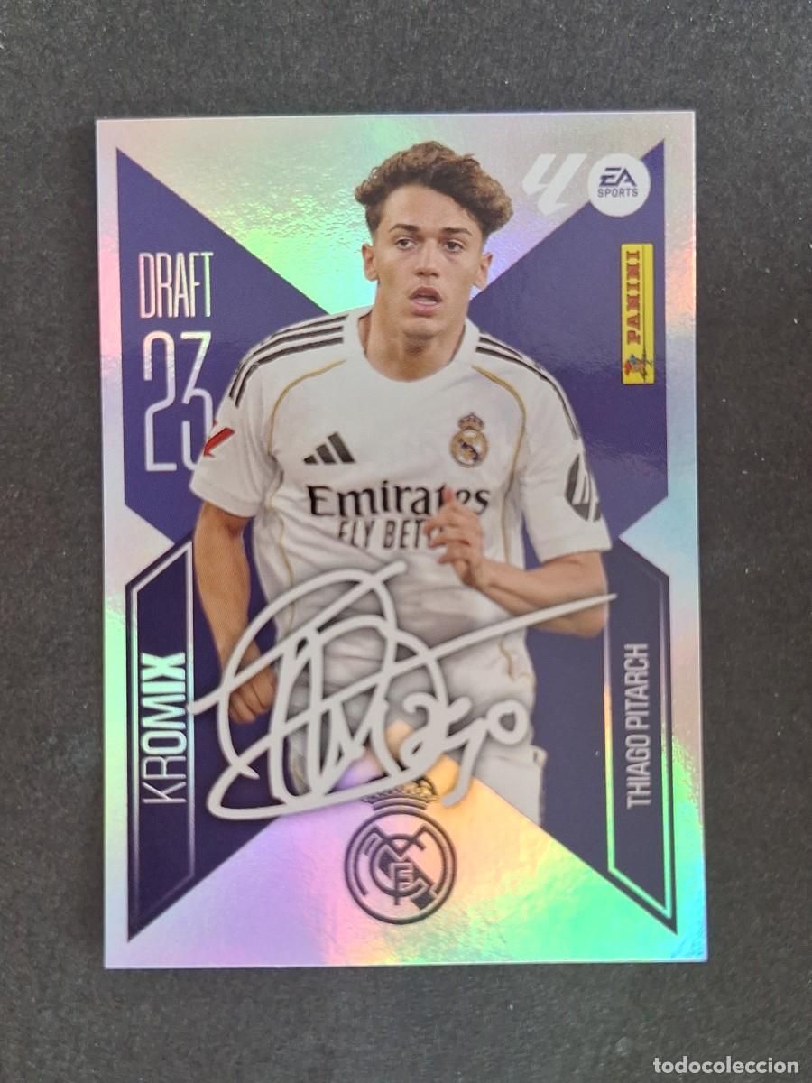 Football Stickers: L2 THIAGO PITARCH REAL MADRID DRAFT 23 KROMIX LIGA ESTE 2026 2027 26 27 NUNCA PEGADO SIN PEGAR