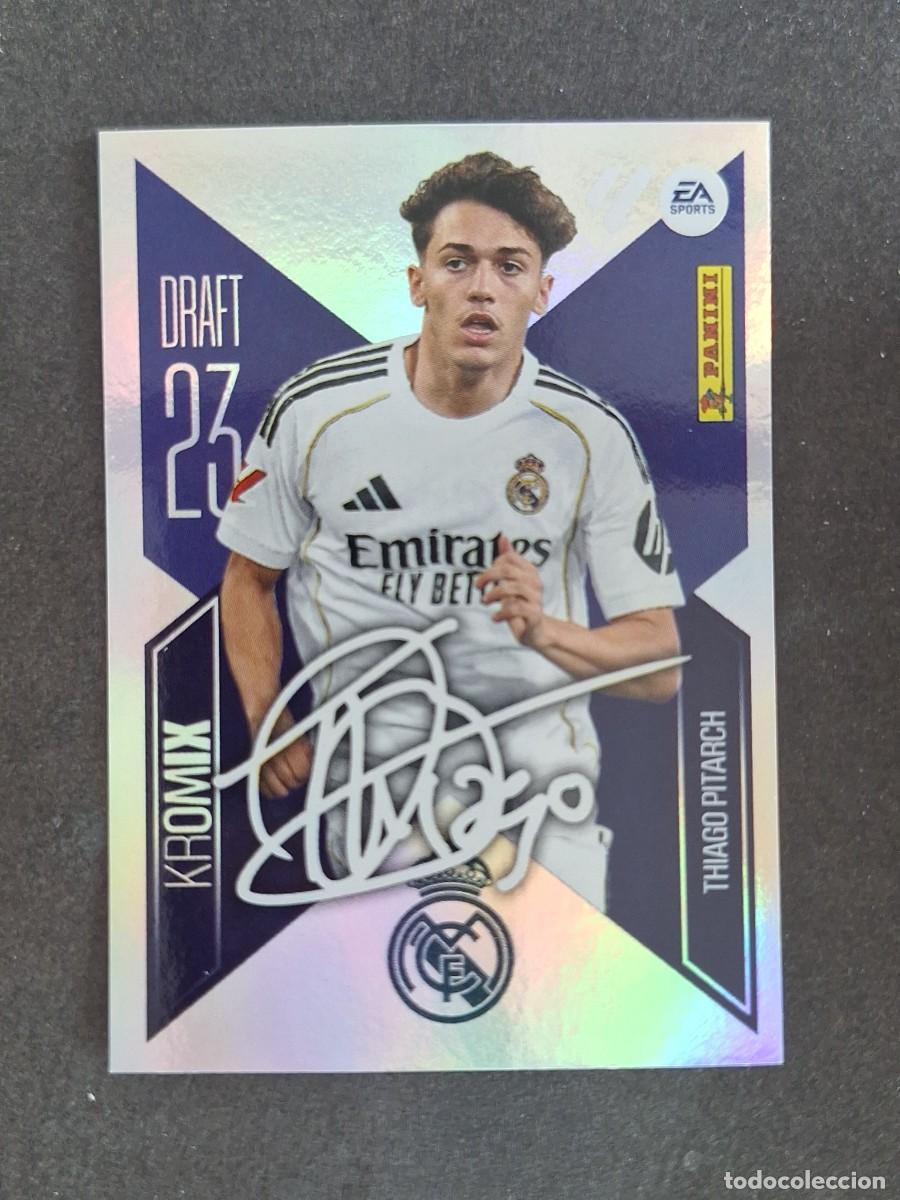 Football Stickers: L2 THIAGO PITARCH REAL MADRID DRAFT 23 KROMIX LIGA ESTE 2026 2027 26 27 NUNCA PEGADO SIN PEGAR