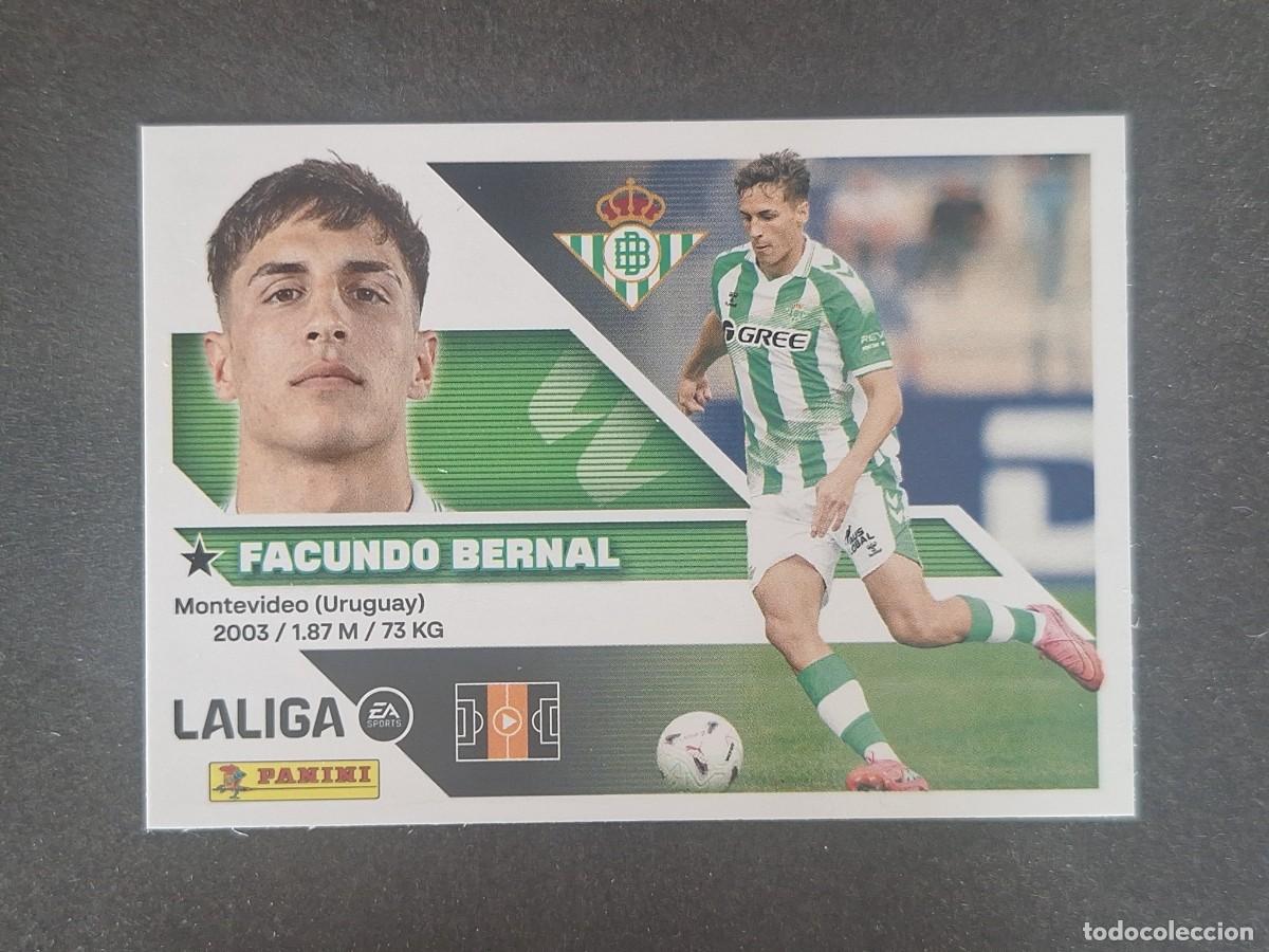Cromos de f&uacute;tbol: L2 FACUNDO BERNAL REAL BETIS BALOMPIE LIGA ESTE 2026 2027 26 27 NUNCA PEGADO SIN PEGAR