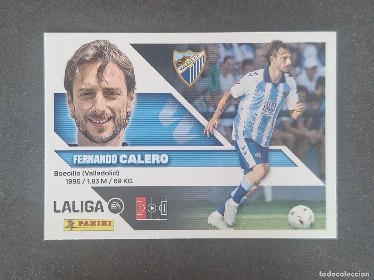 Fu&szlig;ball-Sticker: L2 CALERO MALAGA C. F. LIGA ESTE 2026 2027 26 27 NUNCA PEGADO SIN PEGAR