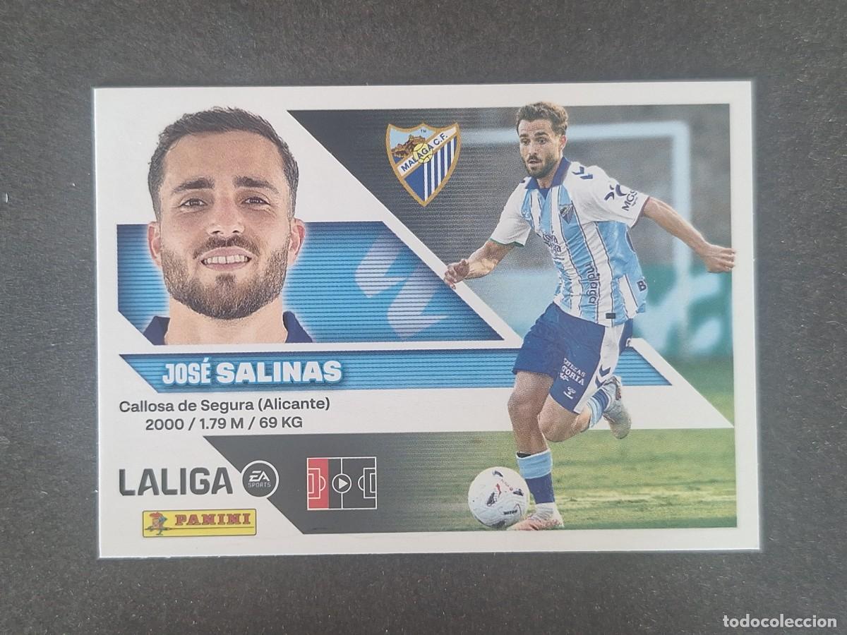 Fu&szlig;ball-Sticker: L2 SALINAS MALAGA C. F. LIGA ESTE 2026 2027 26 27 NUNCA PEGADO SIN PEGAR