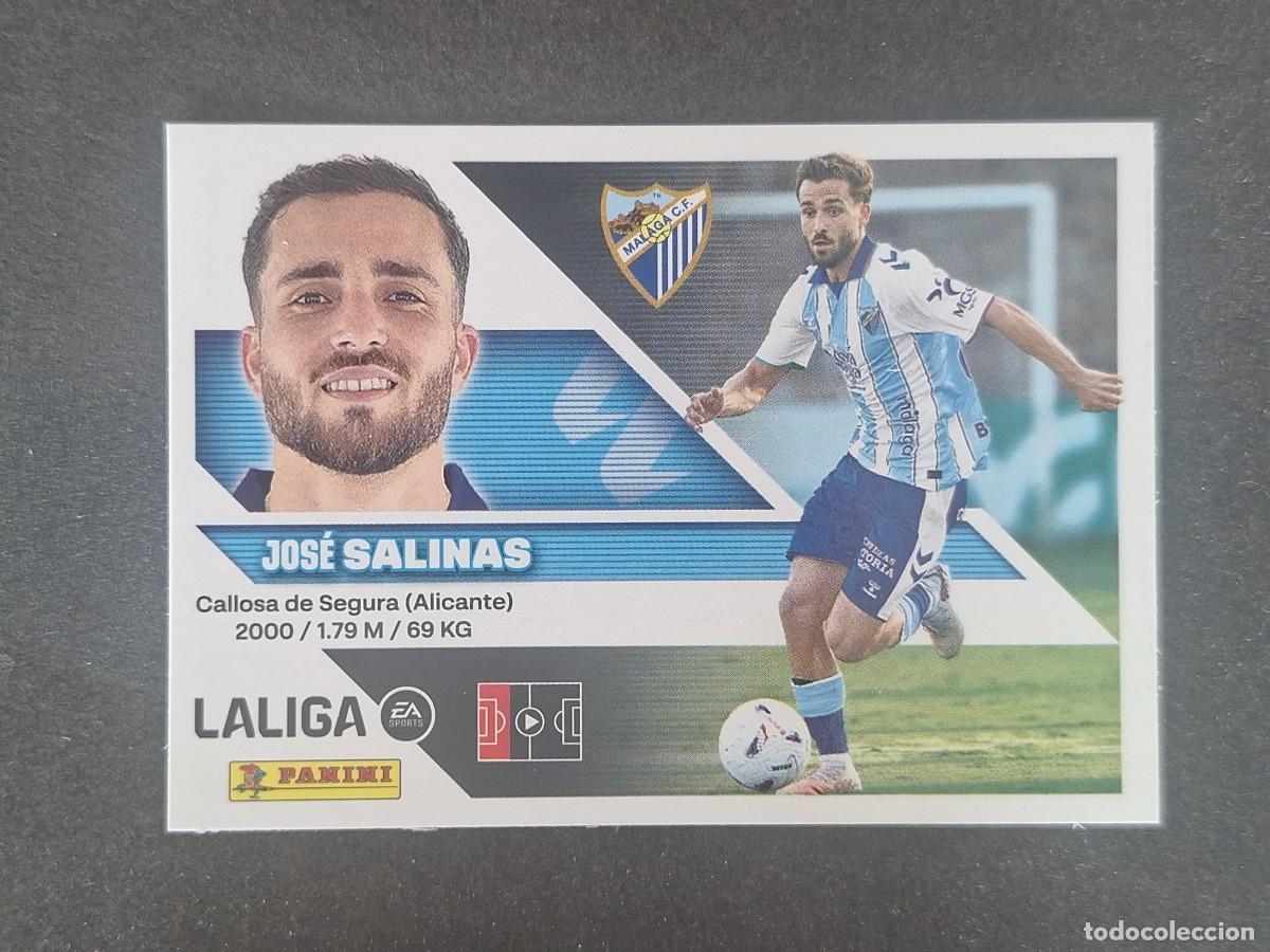 Fu&szlig;ball-Sticker: L2 SALINAS MALAGA C. F. LIGA ESTE 2026 2027 26 27 NUNCA PEGADO SIN PEGAR