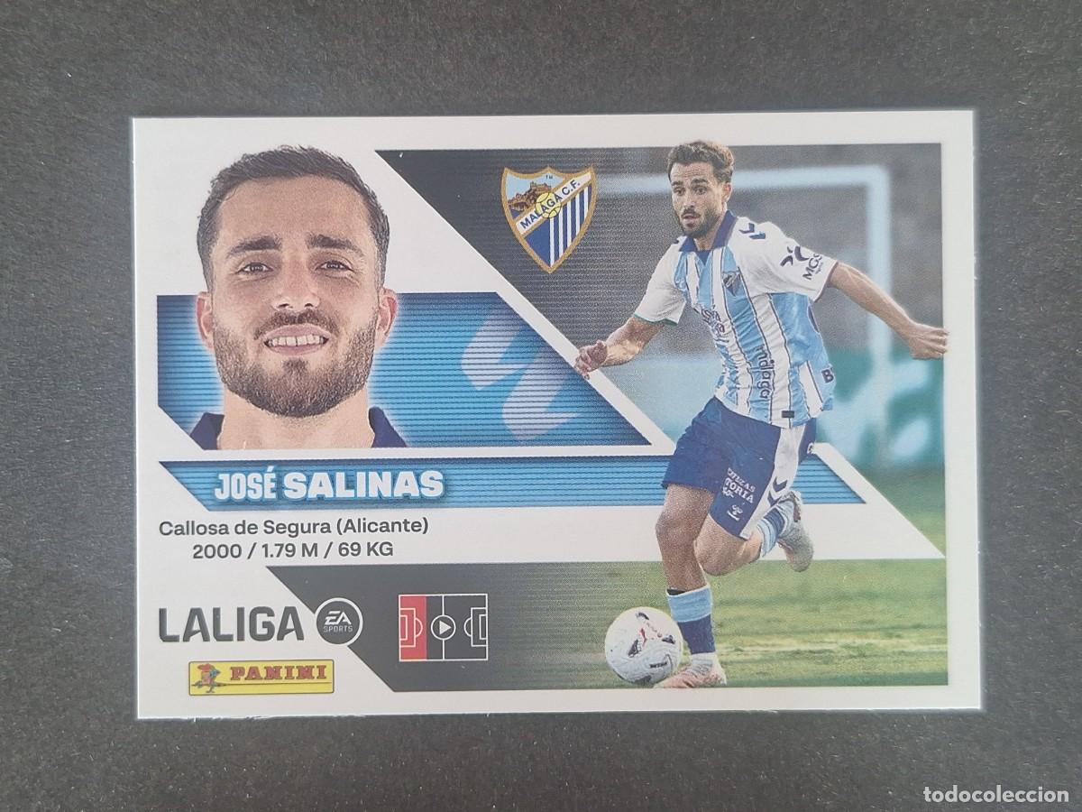Fu&szlig;ball-Sticker: L2 SALINAS MALAGA C. F. LIGA ESTE 2026 2027 26 27 NUNCA PEGADO SIN PEGAR