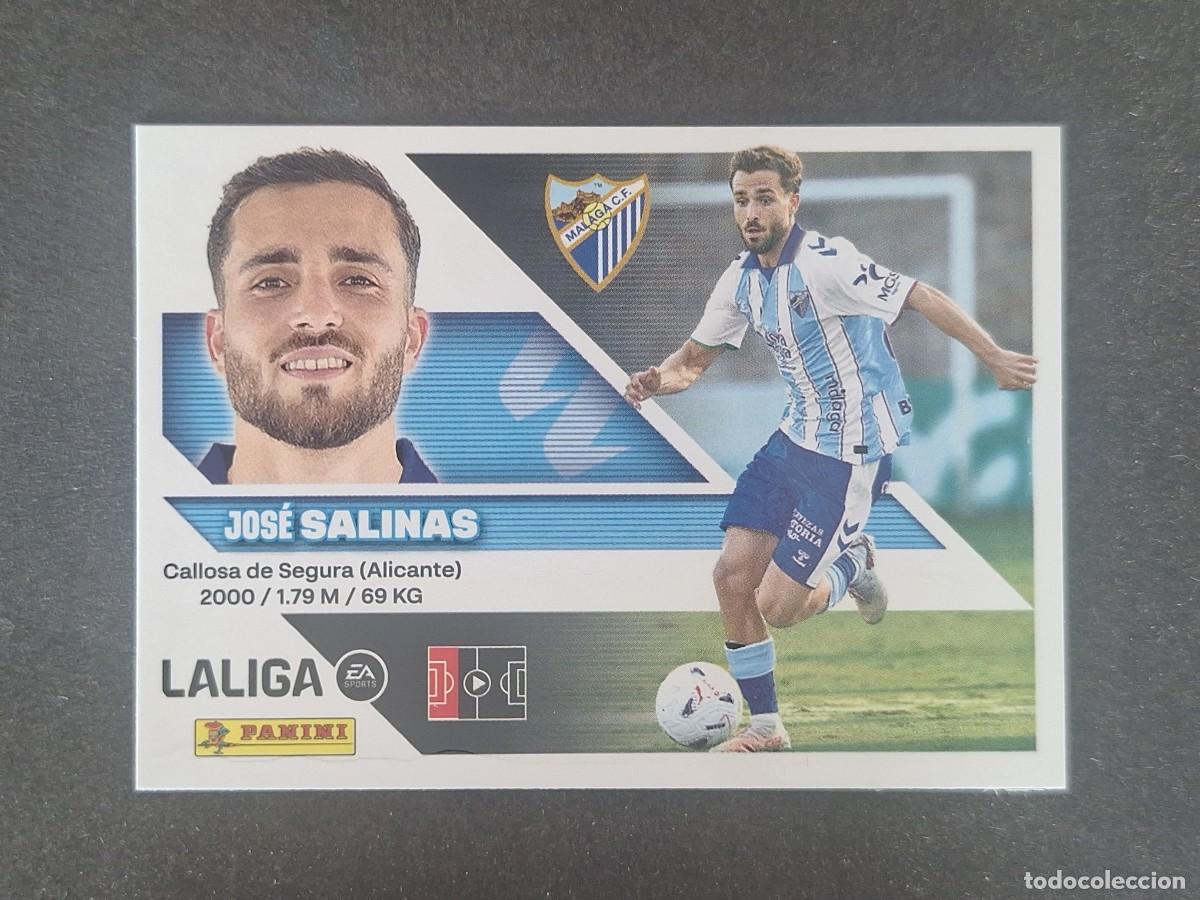 Fu&szlig;ball-Sticker: L2 SALINAS MALAGA C. F. LIGA ESTE 2026 2027 26 27 NUNCA PEGADO SIN PEGAR