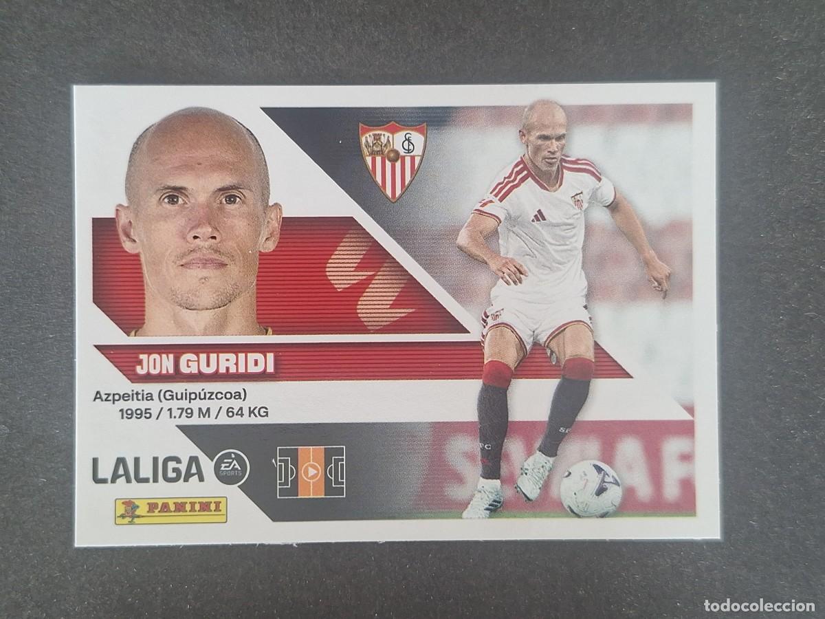 Fu&szlig;ball-Sticker: L2 GURIDI SEVILLA F. C. LIGA ESTE 2026 2027 26 27 NUNCA PEGADO SIN PEGAR
