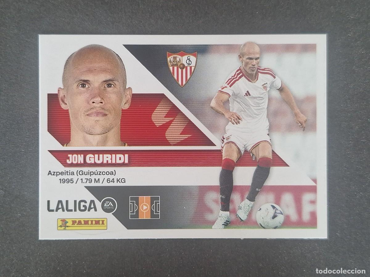 Fu&szlig;ball-Sticker: L2 GURIDI SEVILLA F. C. LIGA ESTE 2026 2027 26 27 NUNCA PEGADO SIN PEGAR