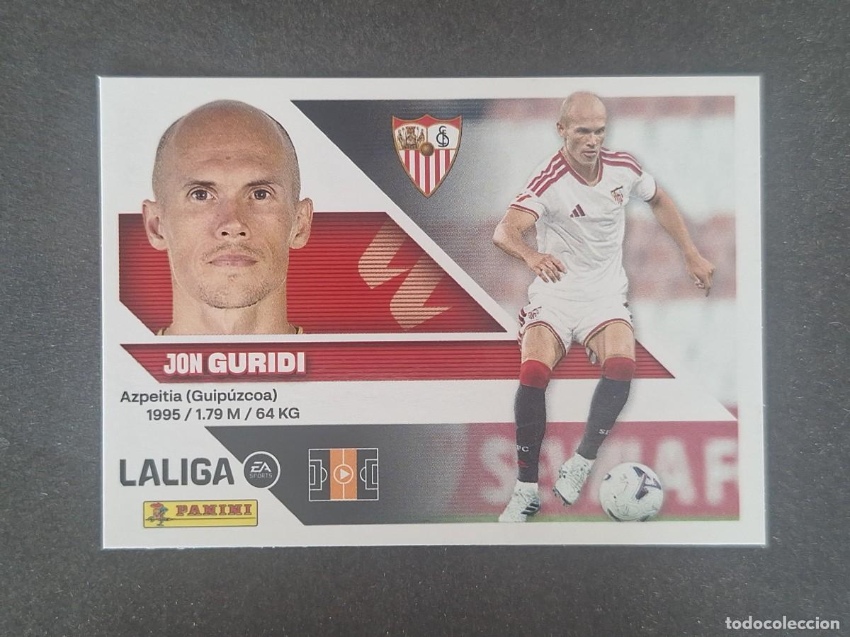 Fu&szlig;ball-Sticker: L2 GURIDI SEVILLA F. C. LIGA ESTE 2026 2027 26 27 NUNCA PEGADO SIN PEGAR