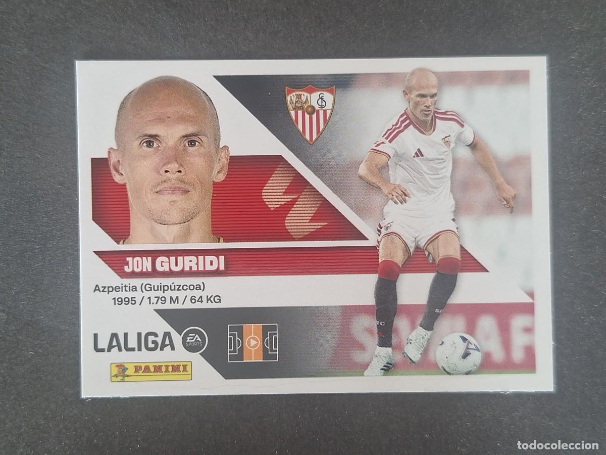 Fu&szlig;ball-Sticker: L2 GURIDI SEVILLA F. C. LIGA ESTE 2026 2027 26 27 NUNCA PEGADO SIN PEGAR