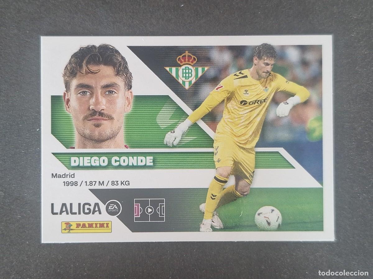 Cromos de f&uacute;tbol: L2 DIEGO CONDE REAL BETIS BALOMPIE COLOCA LIGA ESTE 2026 2027 26 27 NUNCA PEGADO SIN PEGAR