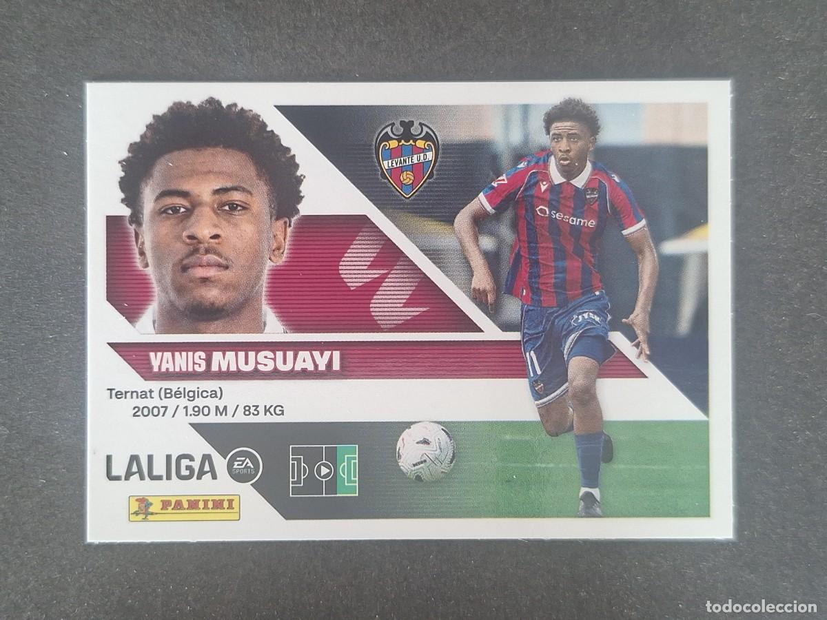 Football Stickers: L2 MUSUAYI LEVANTE U. D. COLOCA LIGA ESTE 2026 2027 26 27 NUNCA PEGADO SIN PEGAR