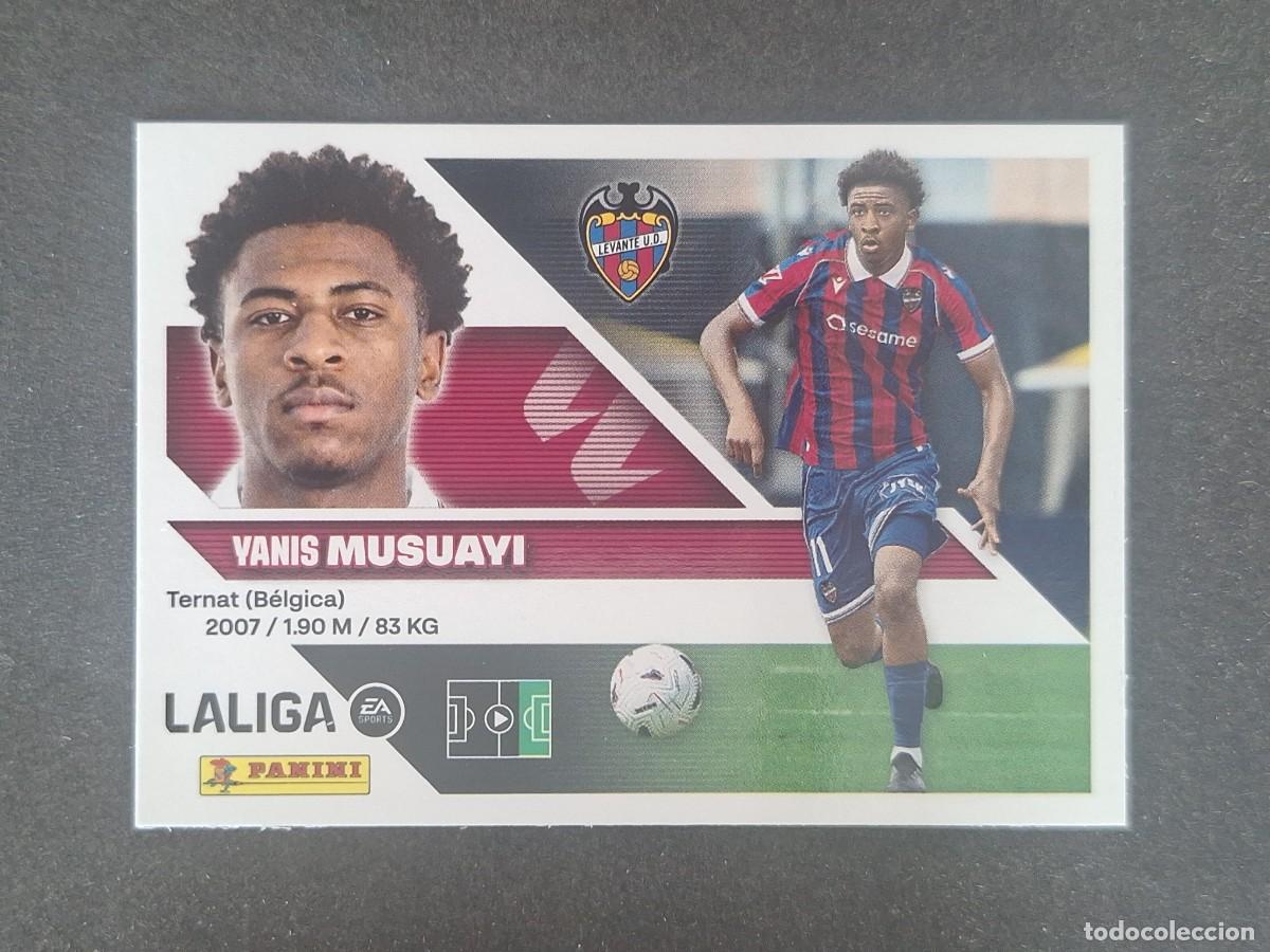 Football Stickers: L2 MUSUAYI LEVANTE U. D. COLOCA LIGA ESTE 2026 2027 26 27 NUNCA PEGADO SIN PEGAR