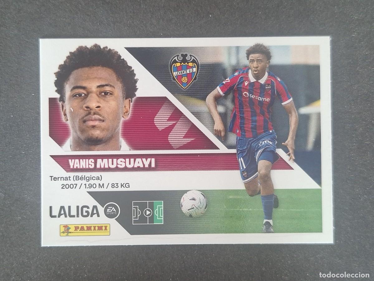Football Stickers: L2 MUSUAYI LEVANTE U. D. COLOCA LIGA ESTE 2026 2027 26 27 NUNCA PEGADO SIN PEGAR