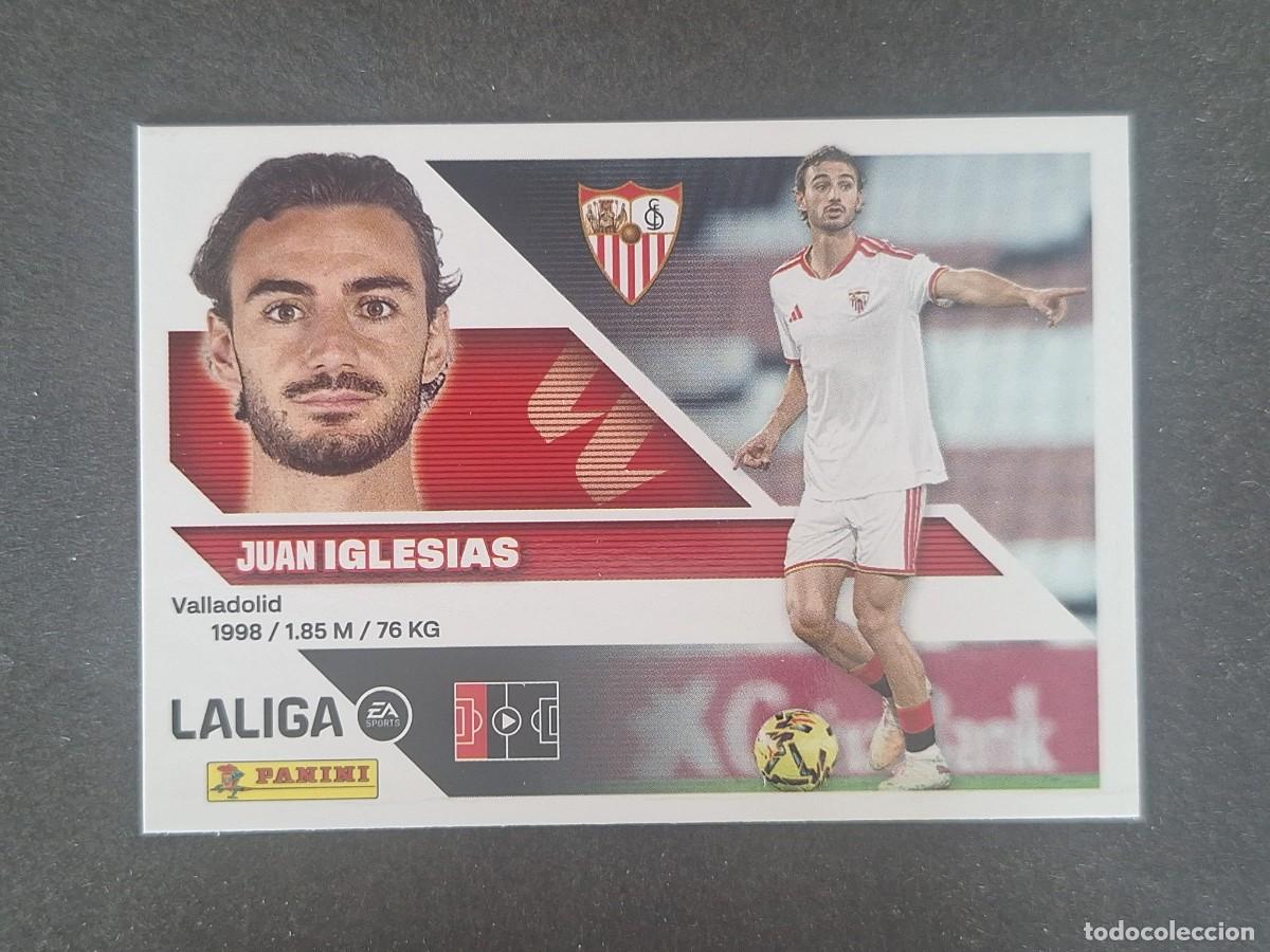 Cromos de f&uacute;tbol: L2 IGLESIAS SEVILLA F. C. COLOCA LIGA ESTE 2026 2027 26 27 NUNCA PEGADO SIN PEGAR