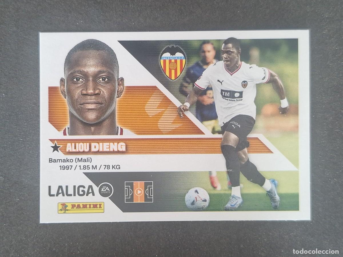 Cromos de f&uacute;tbol: L2 DIENG VALENCIA C. F. COLOCA LIGA ESTE 2026 2027 26 27 NUNCA PEGADO SIN PEGAR