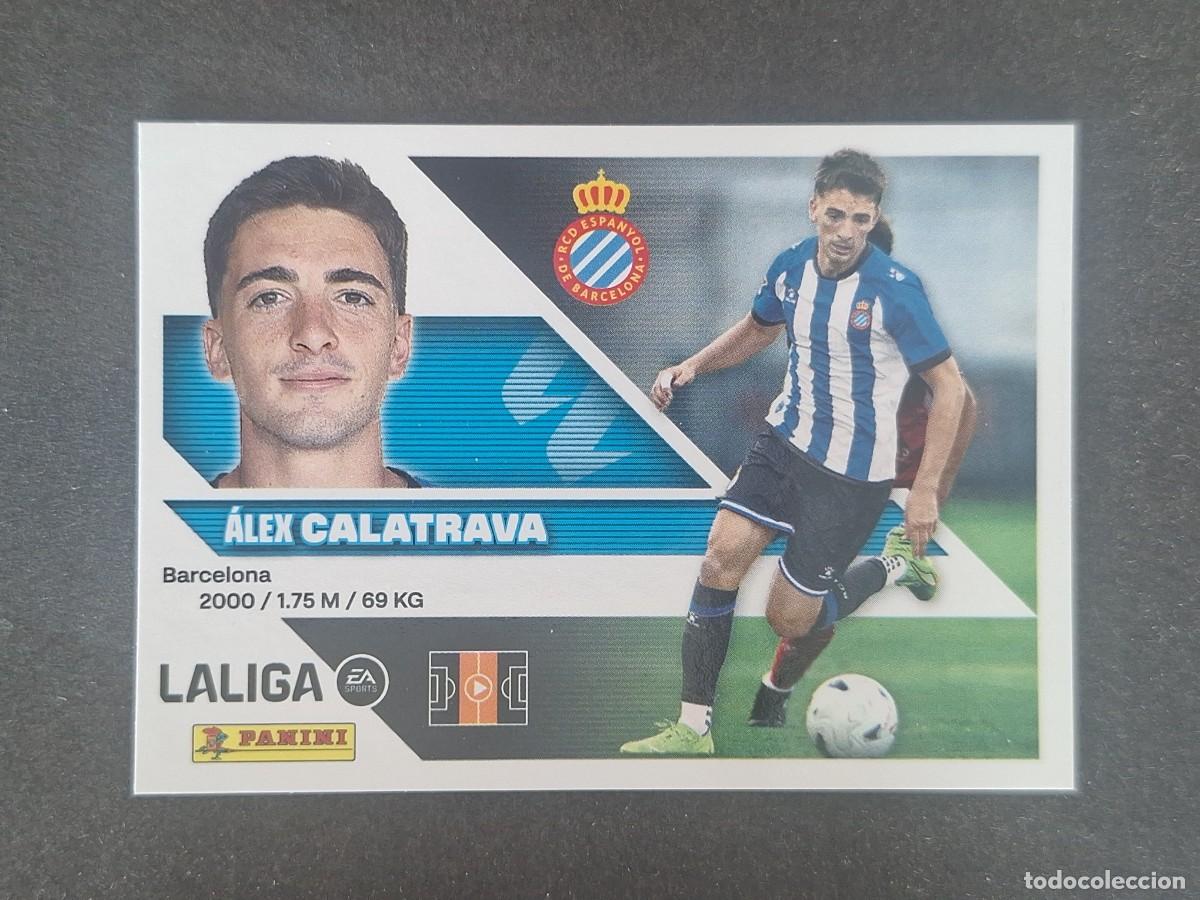 Cromos de f&uacute;tbol: L2 CALATRAVA R. C. D. ESPA&Ntilde;OL FICHAJE 2 LIGA ESTE 2026 2027 26 27 NUNCA PEGADO SIN PEGAR