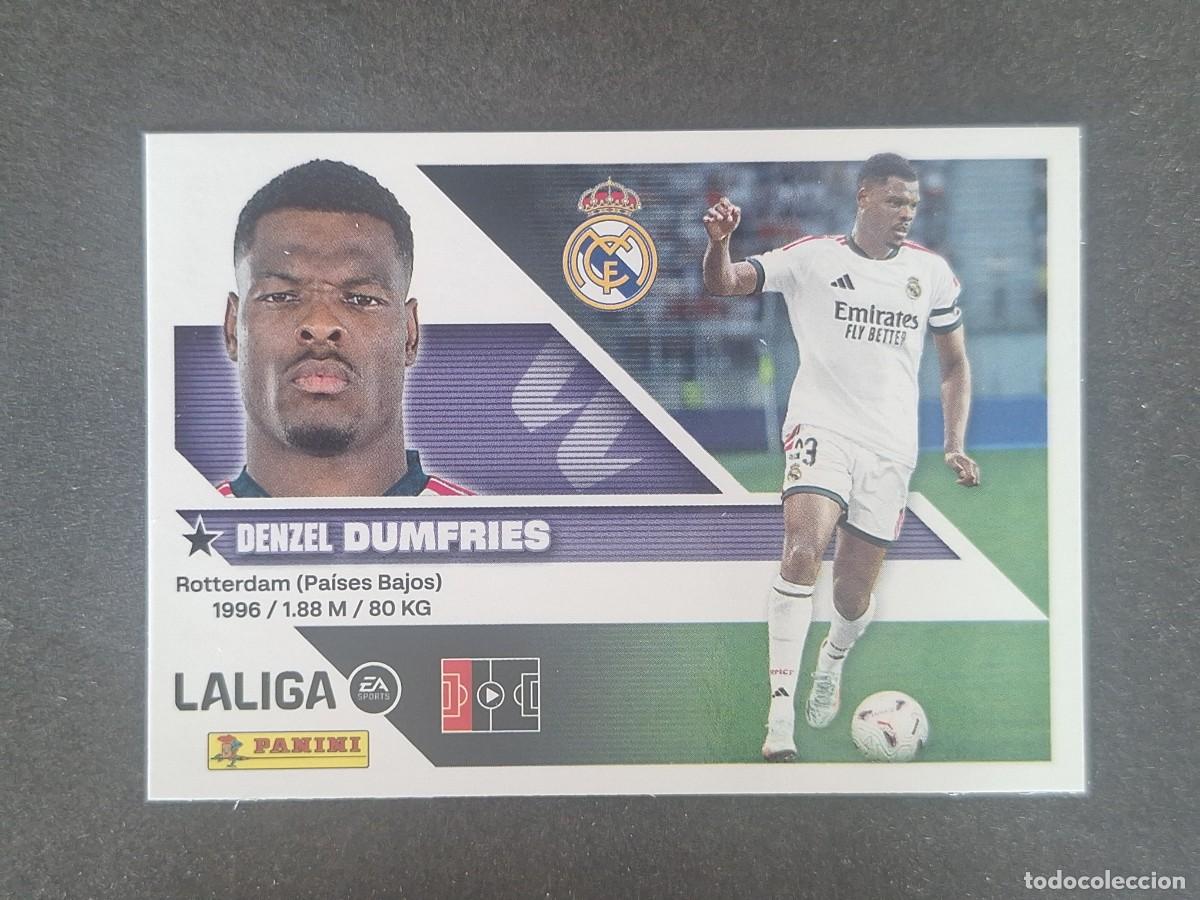 Cromos de f&uacute;tbol: L2 DUMFRIES REAL MADRID FICHAJE 3 LIGA ESTE 2026 2027 26 27 NUNCA PEGADO SIN PEGAR