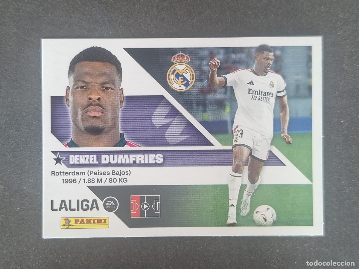 Cromos de f&uacute;tbol: L2 DUMFRIES REAL MADRID FICHAJE 3 LIGA ESTE 2026 2027 26 27 NUNCA PEGADO SIN PEGAR