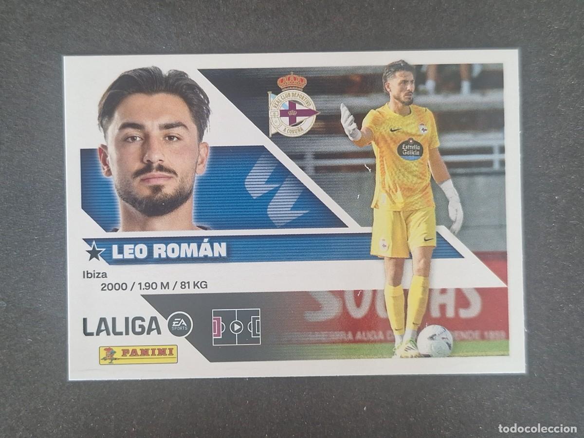 Cromos de f&uacute;tbol: L2 LEO ROMAN DEPORTIVO DE LA CORU&Ntilde;A FICHAJE 8 LIGA ESTE 2026 2027 26 27 NUNCA PEGADO SIN PEGAR