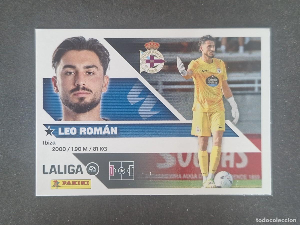 Cromos de f&uacute;tbol: L2 LEO ROMAN DEPORTIVO DE LA CORU&Ntilde;A FICHAJE 8 LIGA ESTE 2026 2027 26 27 NUNCA PEGADO SIN PEGAR