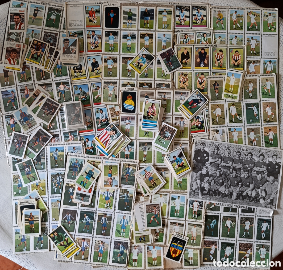 Cromos de f&uacute;tbol: : Lote grande cromos Liga a&ntilde;os 70 &ndash; 776 cromos &ndash; 35 equipos completos &ndash; Fher / Disgra y similares &ndash;